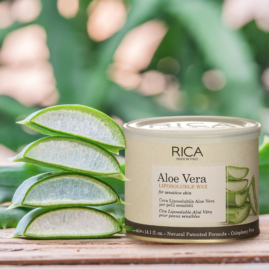Rica, Rica Wax, aloe vera, gentle waxing, prickly pear, spa, waxing