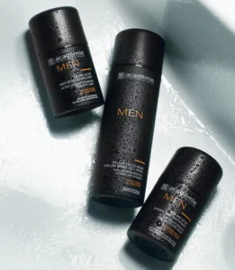 Academie, mens line, for men, skin care, anti-aging, body, shaving
