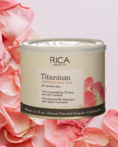 rica, titanium wax, Made in italy, hair removal, natural wax, sensitive skin, spa, waxing