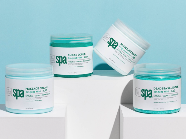 BCL spa, Be care love, spa, pedicure, manicure, hemp cbd, tingling mint, hydration, relaxation
